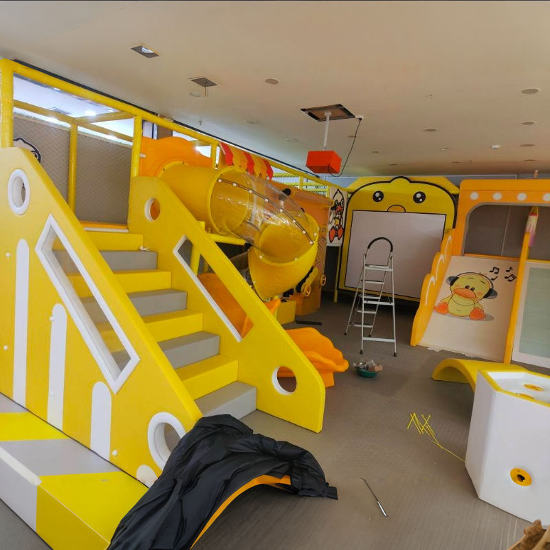 Customized Yellow Castle Theme Soft Play Center Kids Commercial Indoor Playground Equipment for Children's Amusement Park