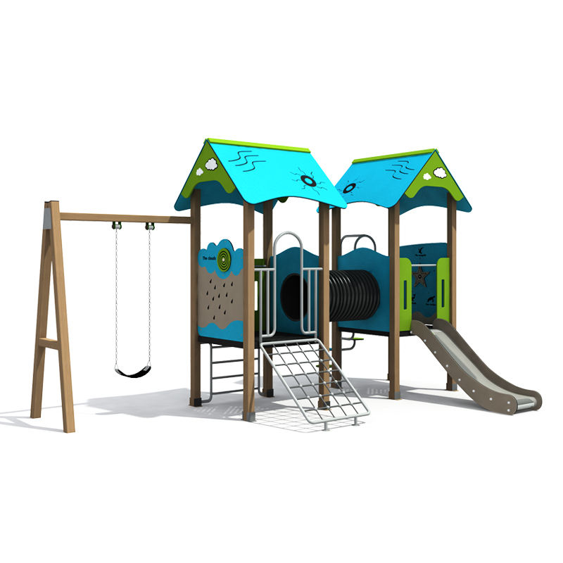 Children's Playground with Slide Toddler Climbing Swing Set Large Outdoor Play Equipment Can Be Applied to Schools, Communities