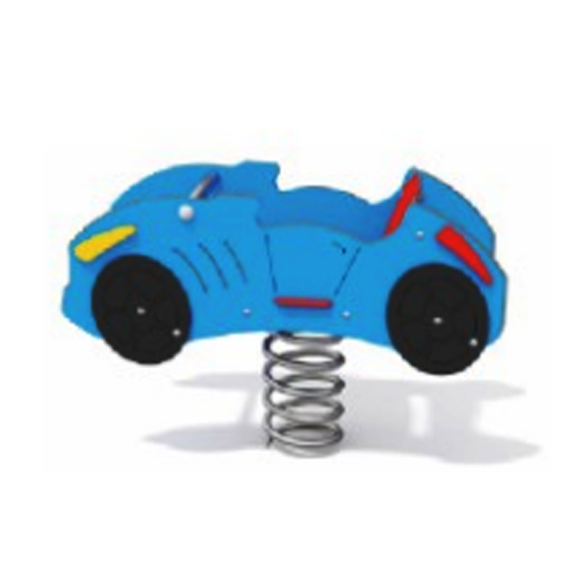 Outdoor Children's Playground Spring Rider PE Board Animal Shape Children's Spring Wooden Horse