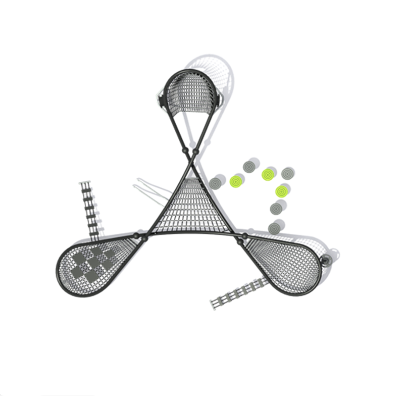 2025 New Climbing Net Outdoor Structure Playground Climber Frame With Various Play Elements Stainless Steel Play Set Equipment