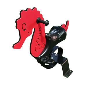 Cheap Children's Spring Rocking Horse Outdoor Playground Rocking Horse Toys PE Board Material Can Be Customized