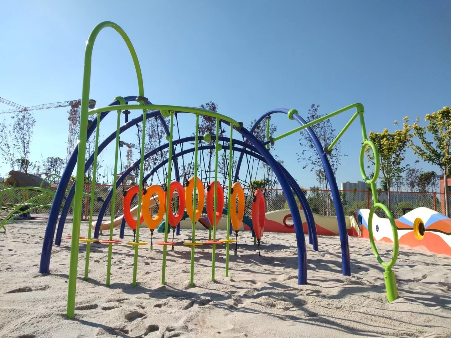 Rope Climbing Outdoor Playground