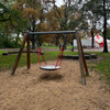 Kindergarten Outdoor Playground Metal Swing with Safety Seat for Baby Garden Slide Swing Set Outdoor for Children and Adult