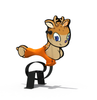 Customized Deer Rocking Horse for Kindergarten 