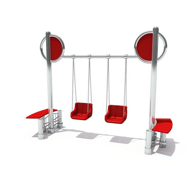 Outdoor High-quality Double Seat Swing for Residential Area