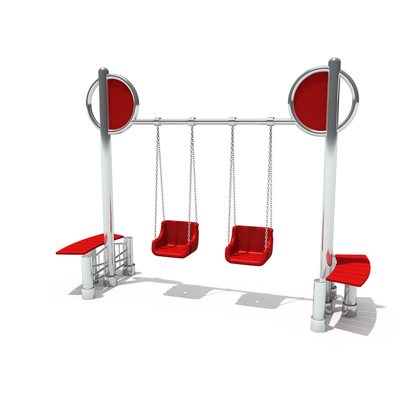 Outdoor High-quality Double Seat Swing for Residential Area