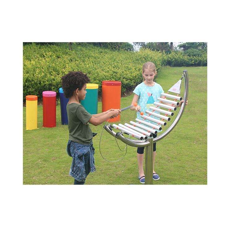 Moon Shaped Children Outdoor Musical Percussion Instrument Musical Playground Equipment for Preschool