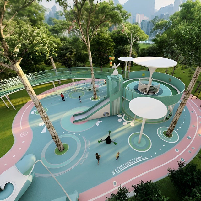 Commercial Children Large Outdoor Playground Design Climbing Slide Combination for Kindergarten or School Play Area sports park Plastic Slide