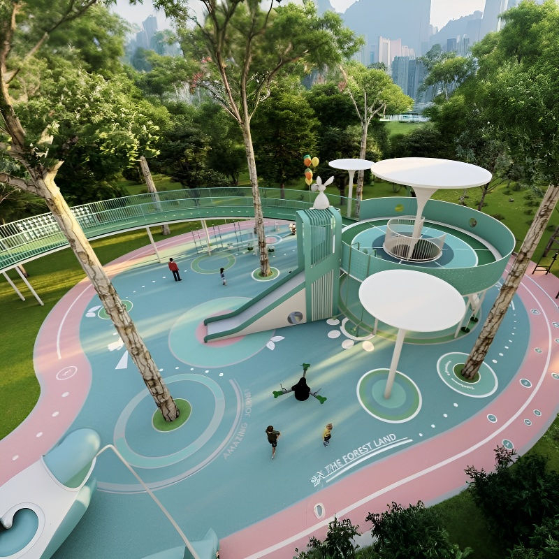 Commercial Children Large Outdoor Playground Design Climbing Slide Combination for Kindergarten or School Play Area sports park Plastic Slide