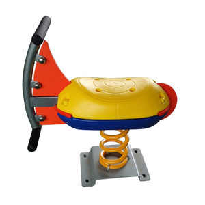 Factory Direct Sales Baby Rocking Spring Horse for Kids Indoor and Outdoor Amusement Park Plastic Seat
