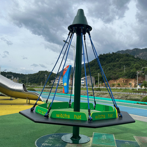 High Quality Outdoor Children's Climbing Net Powerless Carousel Rope Game Mountaineering Cone Stand Outdoor Playground Equipment