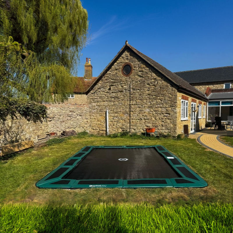 Customizable Commercial In-Ground Recessed Trampoline