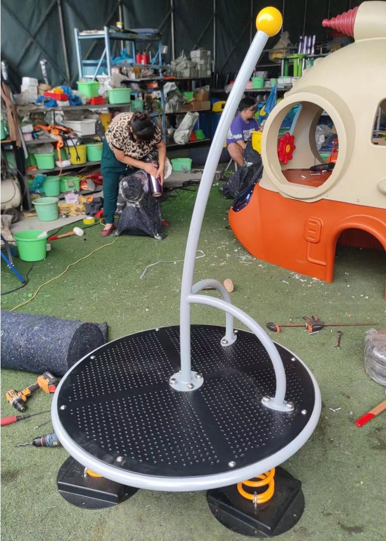 Outdoor playground children's rocking seesaw game equipment Children's spring seesaw rocking chair customized