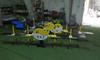 Outdoor Kids Playground Equipment 4 Seat Seesaw Fun Play Equipment