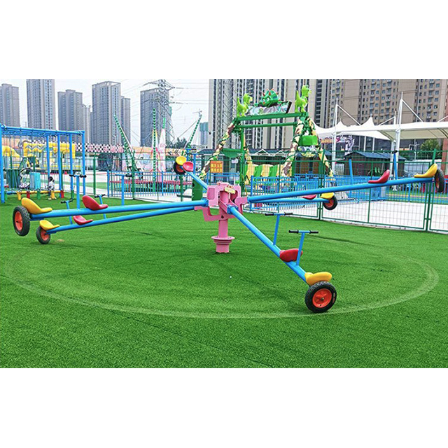 Unpowered Park Popular Multi-Child Outdoor Playground Seesaw Equipment Galvanized Pipe Seesaw