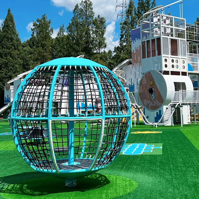 Outdoor Children's Rotating Nets Cage Powerless Spinning Cage Outdoor Playground Adventure Equipment Customized
