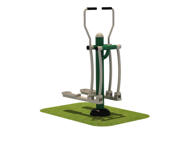 Outdoor Single-User Glider for Full-Body Cardio and Mobility