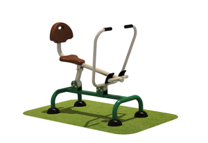 Outdoor Dual-User Rowing Machine for Full-Body Cardio and Endurance