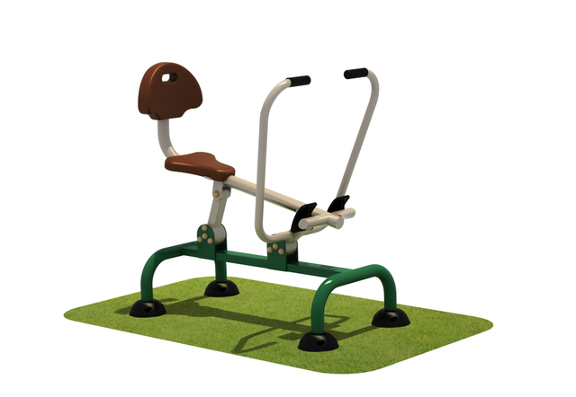 Outdoor Dual-User Rowing Machine for Full-Body Cardio and Endurance