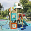 2025 Customized Large Outdoor Slide Playground for Children Commercial PE Board Playhouse