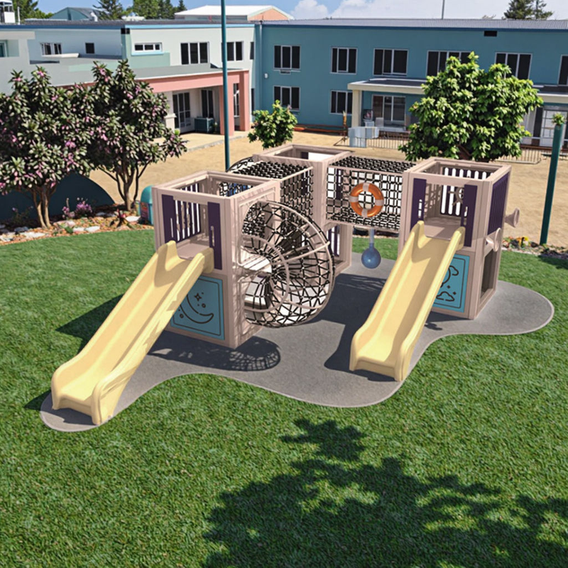 High Quality Net Playground Equipment Kids Climbing Set Outdoor Playground Rope Course for Kindergarten