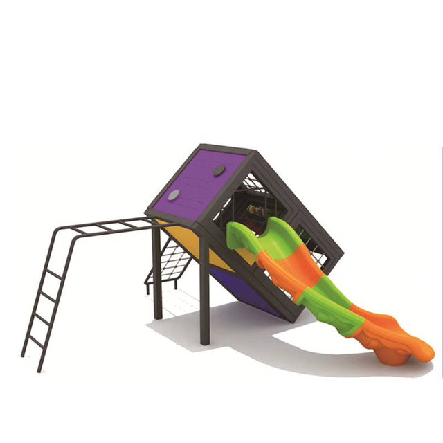 Large Outdoor Rope Playground with Slide Professional Children's Amusement & Climbing Rope Course