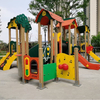 Interesting Design Large Outdoor Children's Playground with Metal and Plastic Slide for School and Adventure Park Garden Games