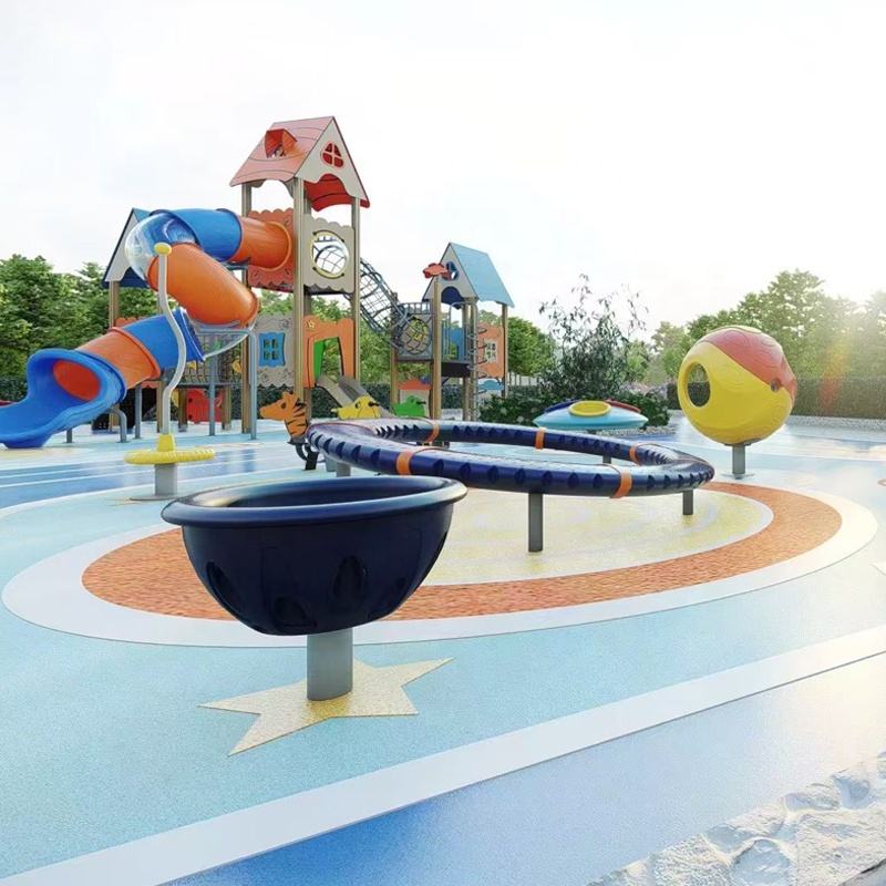 High Quality Commercial Children's Outdoor Stainless Steel Slide Playground Large Outdoor Play Equipment