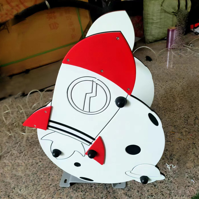 Second-hand Outdoor Playground Equipment - Kindergarten Spring Rocking Horse and Rocking Chair Toys for Children