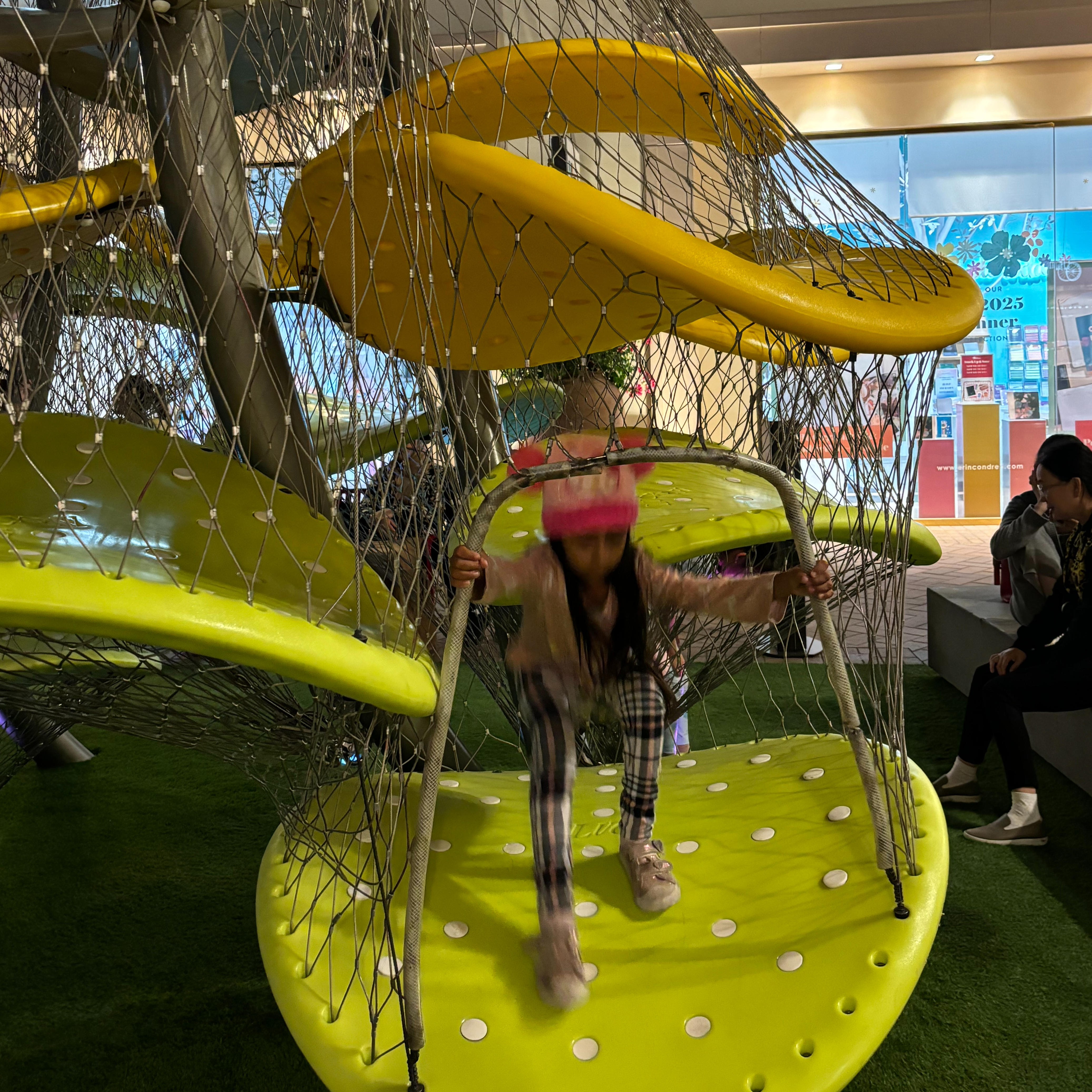 Nature-Themed Leaf and Rope Adventure Playground
