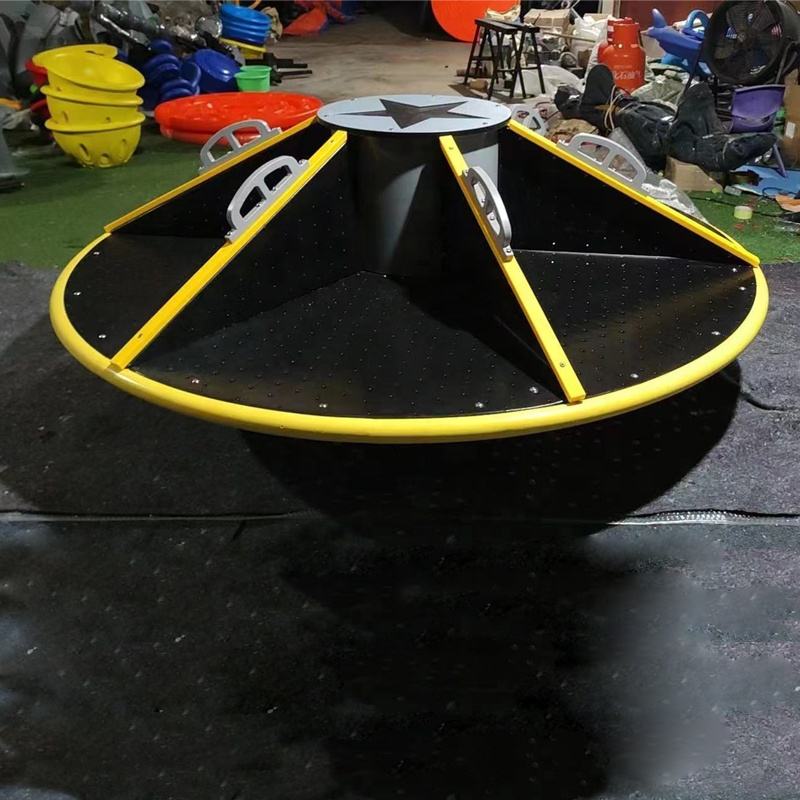 Multi-Player Interactive Carousel Amusement Park Facilities Outdoor Playground High-quality Children's Carousel