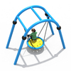 Modern Outdoor A-Frame Swing with Circular Net Seat