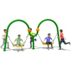 Outdoor Durable Double Flying Saucer Swing Chair Garden Swing Playground Equipment for Children and Adults
