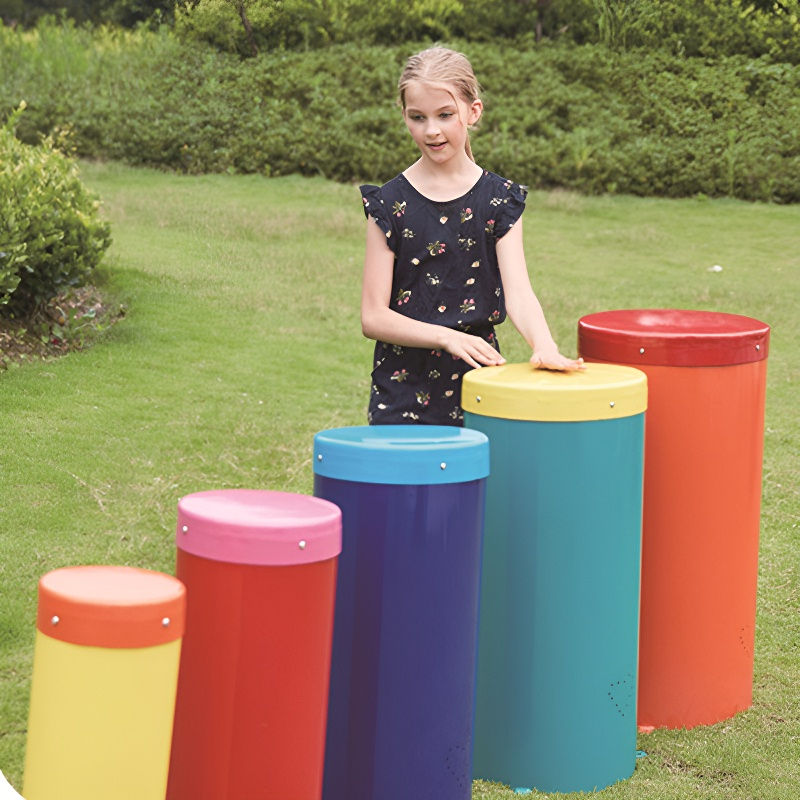 Children Outdoor Educational Music Drum Landscape Drum Toy Set Congas Play Music Percussion Instrument Toy Set