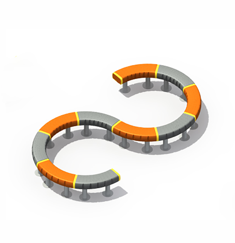 Plastic Drilling Climbing Combination for Balance Training