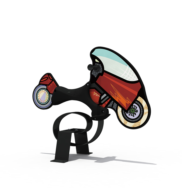 Outdoor Playground Supplier Motorcycle Spring Rocking Horse for Kids
