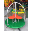 Miniature Children's Rotating Swivel Chair High Quality Plastic Multi-Player Swivel Seat Commercial Playground
