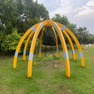 Outdoor Kids Round Ball Rope Climbing Net Structure outdoor playground for children