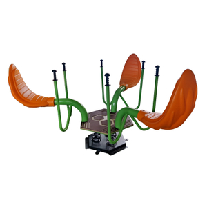 Outdoor Kids Playground Equipment Spring Seesaw 3 Seater Outdoor Garden Games Plastic Balance Seesaw