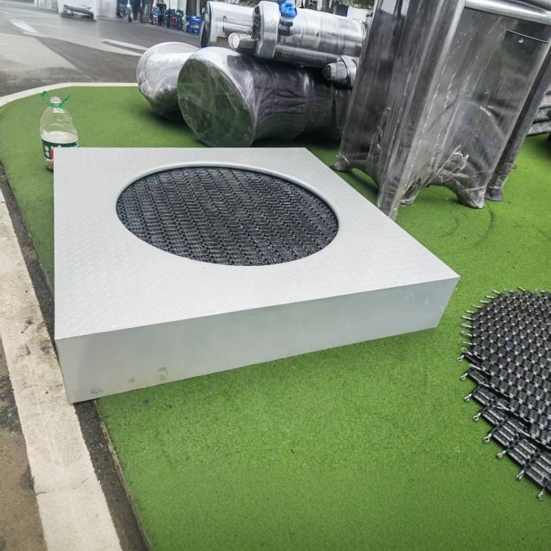 Freestanding Elevated Outdoor Trampoline Playground