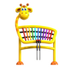 Cute Animal Outdoor Musical Instrument Wall Xylophone Glockenspiel Percussion Play Kids Music Toy