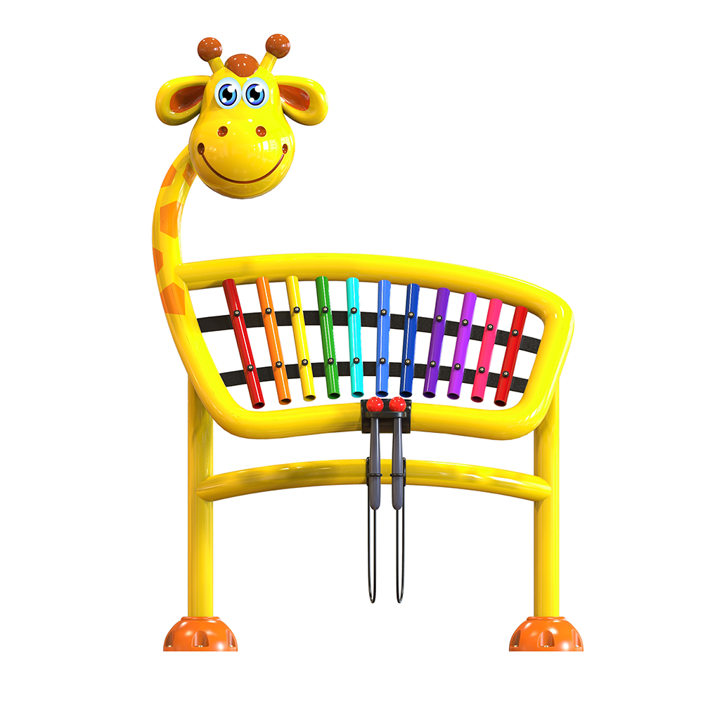 Cute Animal Outdoor Musical Instrument Wall Xylophone Glockenspiel Percussion Play Kids Music Toy
