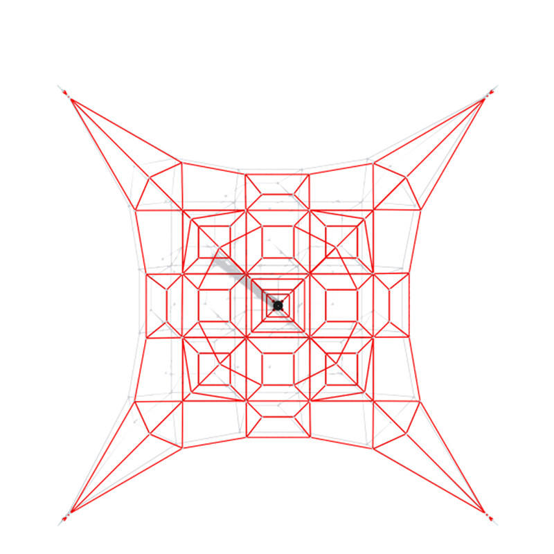 Children's Rope Structure Outdoor Playground Equipment Amusement Park Rope Net