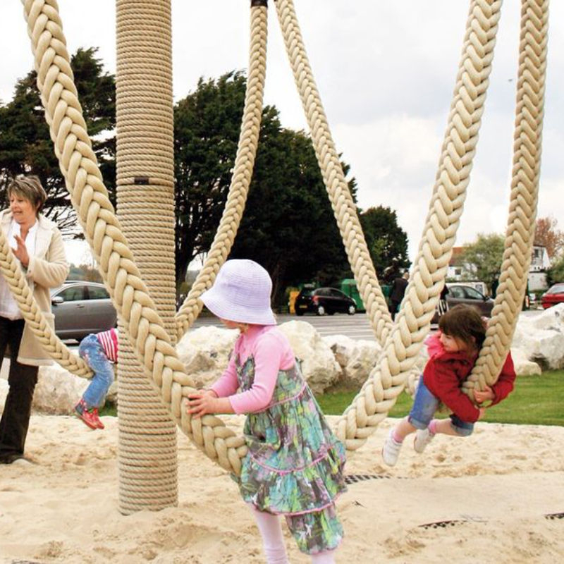 Children's Outdoor Adventure Climbing Frames for Physical Training in Amusement Parks Rope Challenge Game KidsClimbing Equipment