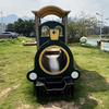 Children's Playground High Quality Custom Outdoor Non-powered Train PE Board Playhouse.