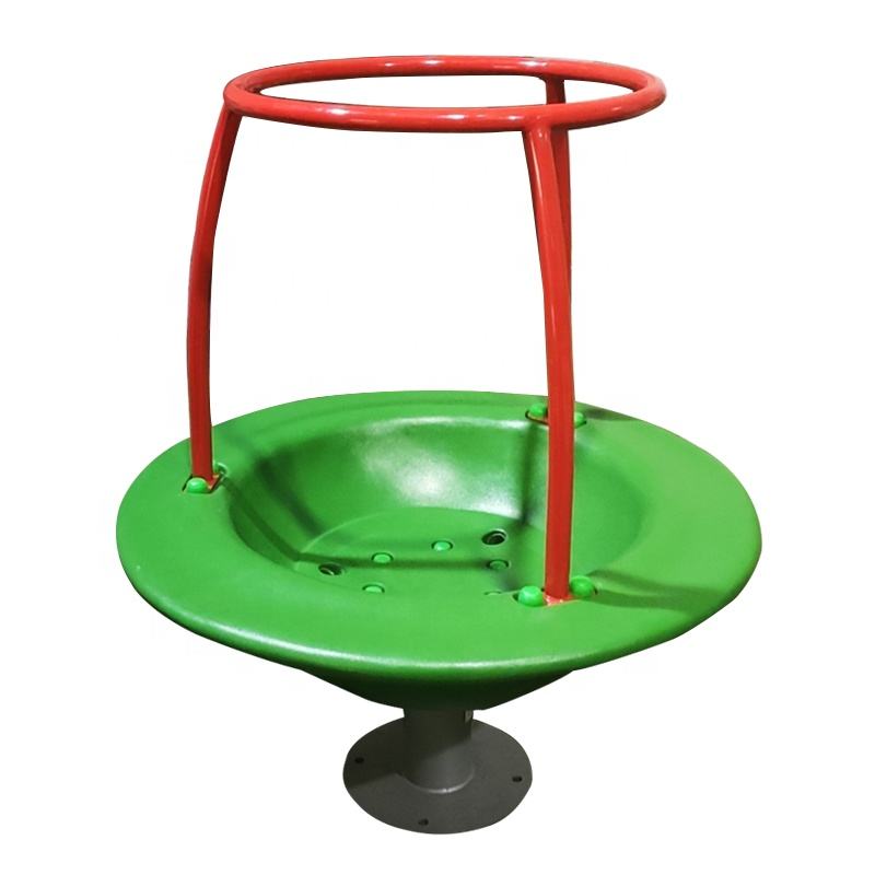 Outdoor Big Bowl Swivel Chair for Amusement Park Hot Selling 360 Swivel Chair for Children Outdoor Plastic Carousels for Amusement Park Rides