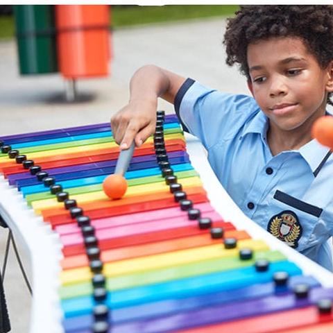2025 New Free Standing Percussion Music Instruments Outdoor Indoor Playground Musical Play Equipment for Kids