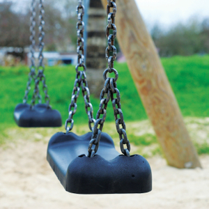 Kindergarten Outdoor Playground Metal Swing with Safety Seat for Baby Garden Slide Swing Set Outdoor for Children and Adult