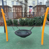 Kindergarten Outdoor Playground Metal Swing with Safety Seat for Baby Garden Slide Swing Set Outdoor for Children and Adult