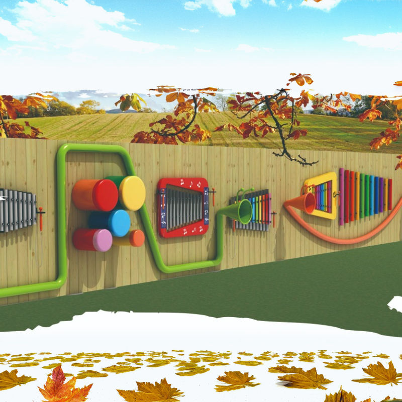 Music Center Outdoor Musical Percussion Instruments Music Enlightenment Equipment Outdoor Kids Playground Amusement Equipment